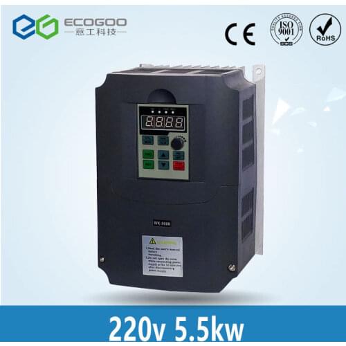 220v 5.5kw VFD Variable Frequency Drive Inverter / VFD1HP or 3HP Input 3HP Output CNC spindle Driver spindle speed control