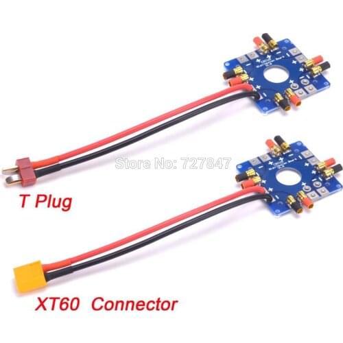 MultiCopter Copter Power Battery ESC Connection Distribution Board 3.5mm Banana Connector for F450 Four-axis Aircraft FPV Drone