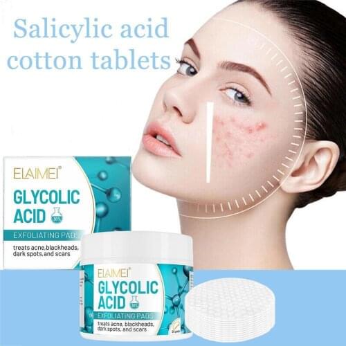 Salicylic Acid Cotton Pads To Remove Acne Marks To Remove Closed Acne And Blackheads. Brush Acid To Clean And Reduce Pores