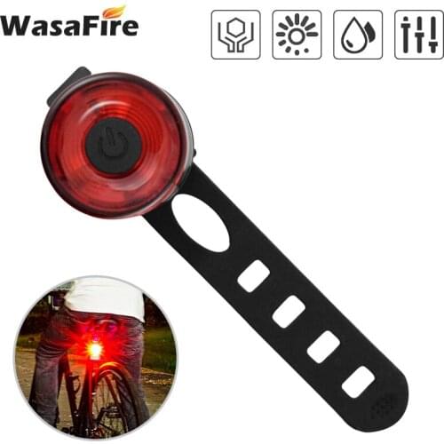 Bicycle Tail Light 3 Modes LED Bicycle Light Waterproof 200 Lumens Light Safety Helmet Light Night Riding Helmet Light