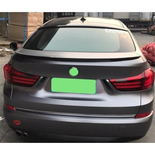 High Quality P STYLE REAL CARBON FIBER REAR TAIL WING TRUNK LIP SPOILER FOR BMW 5 Series GT F07 2010-2017