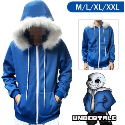 Undertale Sans Papyrus Hoodie Coat Cosplay Costume Warm Zipper Winner Sweatshirt Halloween Pokemon Cosplay Costume