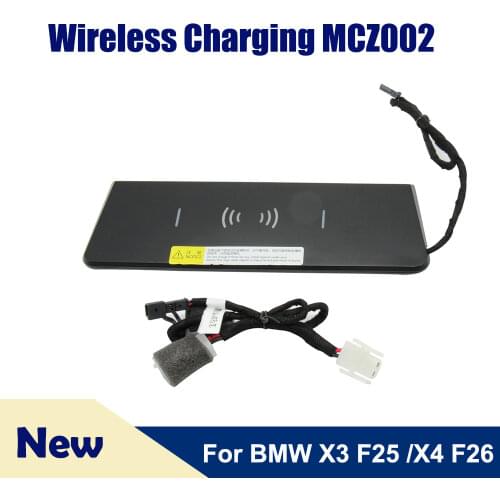 Car QI Wireless Charger Fast Charging Phone Charger Car Charging Pad For BMW X3 F25 /X4 F26 From 2011-2016
