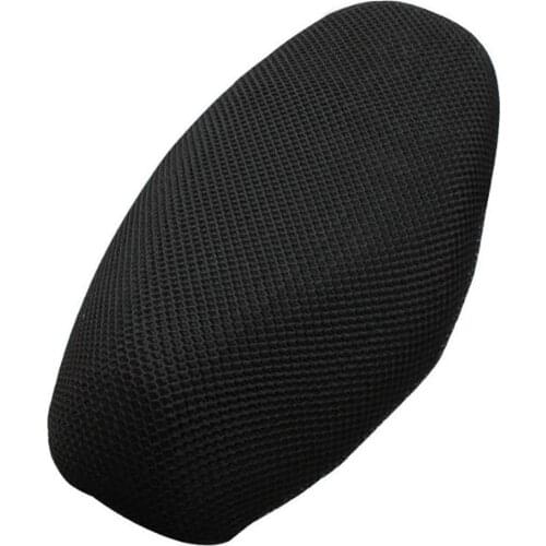 Motorcycle Seat Cover Scooter Moped Seat Anti-Slip Cushion 3D Spacer Mesh Ventilation Design Fabric Cover
