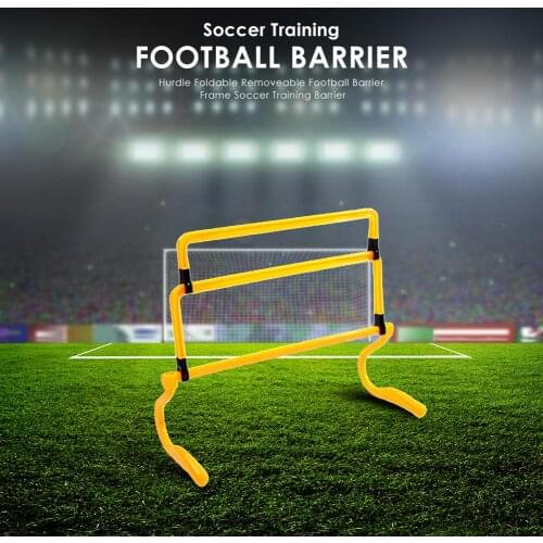 Sensitive Soccer Speed Mini Football Soccer Barrier Frame Training Equipment Football Mini Hurdle Remover Able For Jump Running