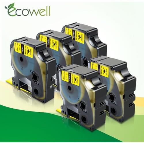 Ecowell 1pcs compatible for Dymo Rhino 18055 18056 18051 18053 1805443 Industrial Heat Shrink Tubes repalce for Dymo Rhino 6000