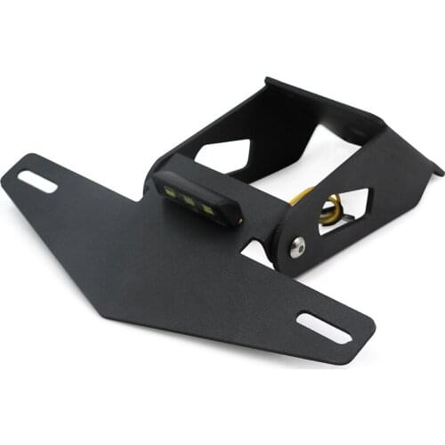 Motorcycle License Plate Holder Bracket With LED Light Tail Tidy Fenders Eliminator For Kawasaki Z650 Z 650 Ninja650 2017-2020