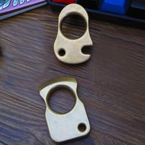 Multi-function Bottle Opener Outdoor Tool Brass Hung Buckles Pocket Multi EDC Brass Outdoor Keyring