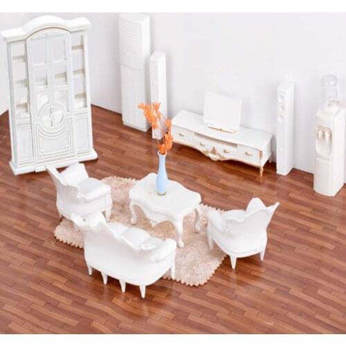Building Sand Table Material Model Indoor Scene Decoration Three Two-bedroom Furniture Set 1:25