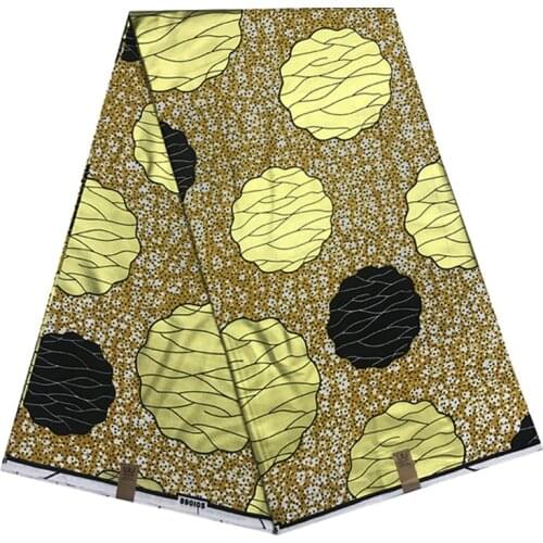 Veritable Soft Print For Fabric 100%Cotton African Style Ankara Wax Dye Fabrics For Clothing Sewing Material 6 Yards R-V 4-64