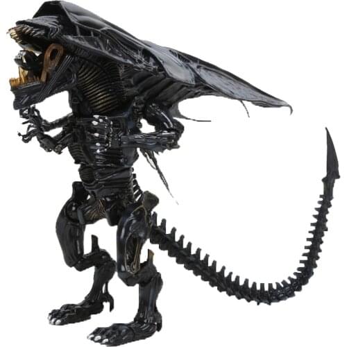 NECA Alien Queen figure toys 047 Deluxe Xenomorph Warrior PVC Action Figure Hybrid Metal Figuration Collectible Model Toy Doll