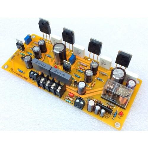 1PCS 25W 1969 Amplifier Board TIP41C Audio Tube + ON NJW0281 Output Tube Pure Class A High Power Amplifier Board