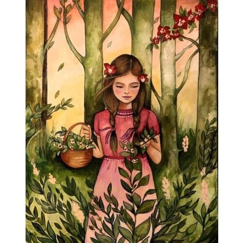 Gift for daughter Diamond Embroidery Full Round 5D Diy Kit Diamond Painting Cross Stitch