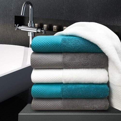Practical Good Thickened Fluffy Satin Face Towel 3 Colors Bath Towel Eco-friendly for Household