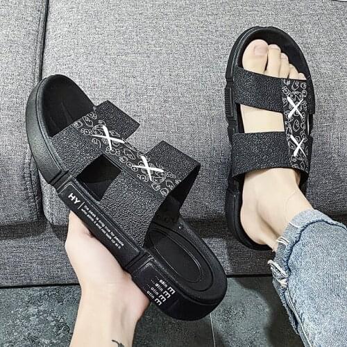 Owens Sandals Mens Summer Sandles Slippers Men Beach Fashion Casual Shoes Mens Winter Male Sandals Massage Slipers Stylish