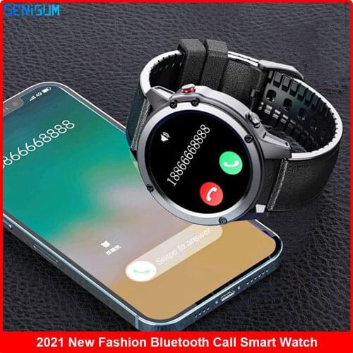 Smart Watch Men Smartwatch Heart Rate BP Monitor 1.28'' BT Call Local Music Wristwatch Smart Clocks Hours For Huawei Friend Gift