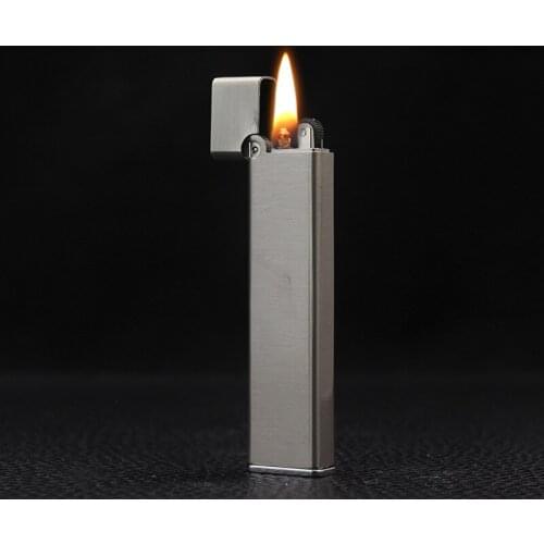 Cigarette Lighter Retro Mini Lighter Refillable Kerosene Grinding Wheel Lighter Compact Gift
