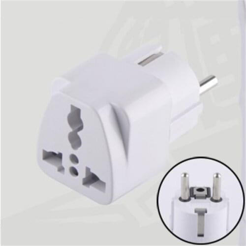 1pc US UK AU To EU Plug USA To Euro Europe Travel Wall AC Power Charger Outlet Adapter Converter CLH