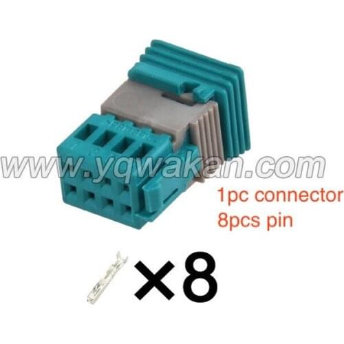 8pin connector for Volkswagen reversing review mirror lens adjustment motor plug with memory housing