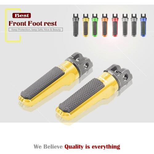 Motorcycle Accesstories CNC Aluminum Rear Foot Pegs Footrest Passenger Footpegs for BMW S1000RR S1000 RR S 1000 RR 2009-2020