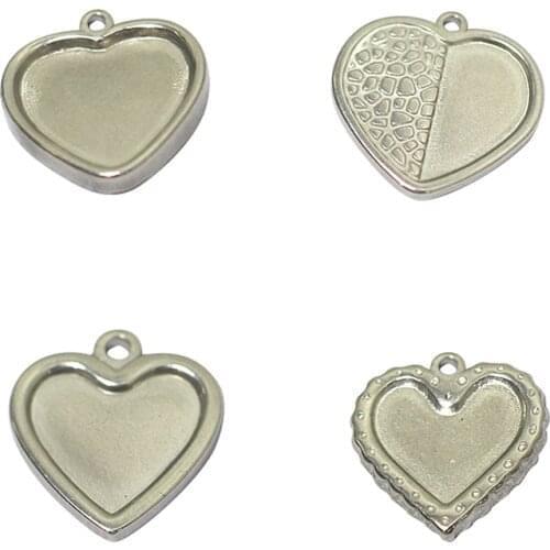 Beadsnice 38693smt2 Stainless Steel Sweet Heart Pendant Charm Birthday Gift and for All Meaningful Gift Tiny Cute Heart Charm