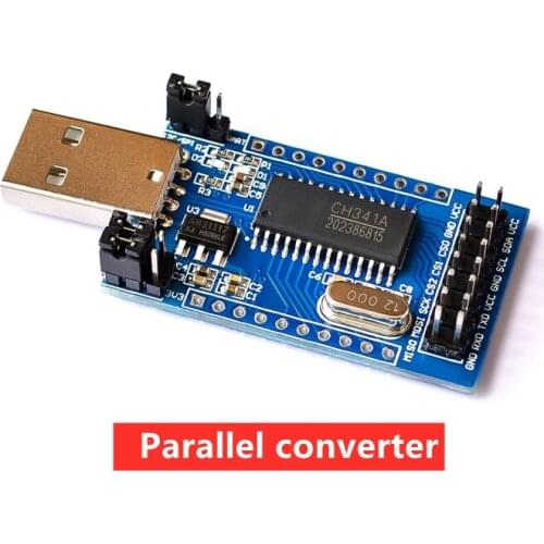 CH341A USB to UART IIC SPI TTL ISP EPP/MEM parallel converter