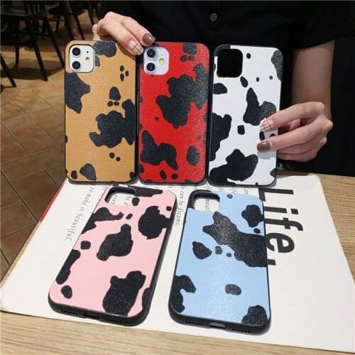 Cows Skin Pattern PU Leather Phone cases For Xiaomi Redmi Note 9s Cover Mi A3 CC9E mi 10 Pro Redmi note 8 pro 7 8A 9 9A Case