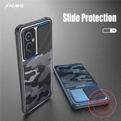 Rzants For Oneplus 9 Oneplus 9 Pro Case Hard [Camouflage Lens] Lens Protect Air Bag Conor Slim Crystal Clear Cover