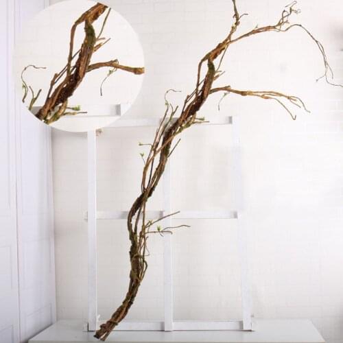 170cm Artificial Tree Branches Bonsai Big Tree Pot Rattan Fake Plants Vines For Wedding Background Home Wall Decoration Flowers