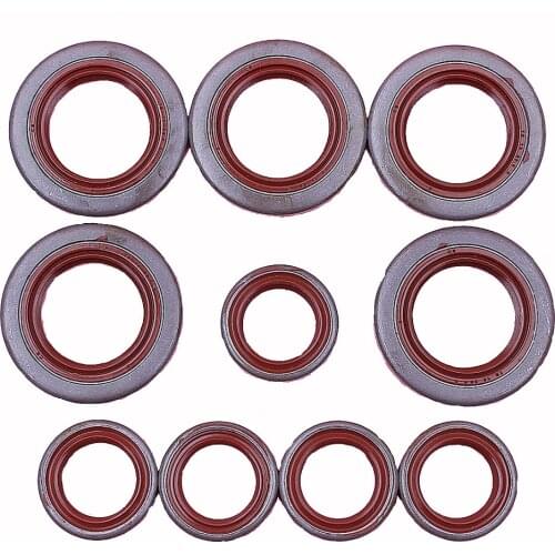 5 Sets Crankshaft Oil Seal Set For Stihl 044 MS440 Chainsaw Part Replacement 9640 003 1972, 9640 003 1320
