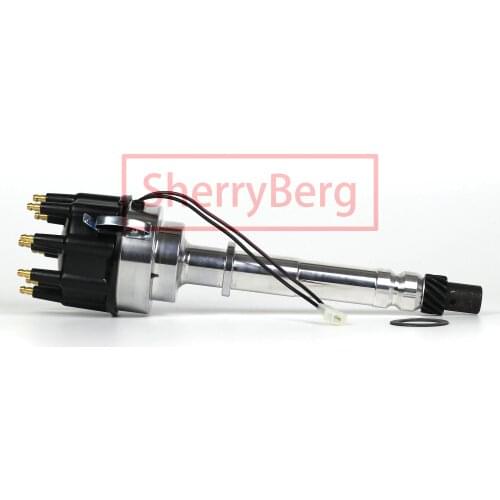 SherryBerg new complete ignition distributor for Small & Big Block Chevy V8 Pro Billet Distributor SBC BBC 350 454 top quality