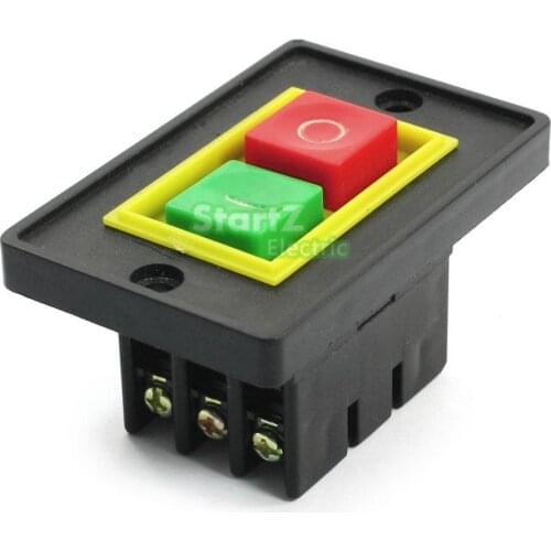 AC 380V 2KW ON/OFF 3 Phase Latching Plastic Power Start Switch KAO-5M