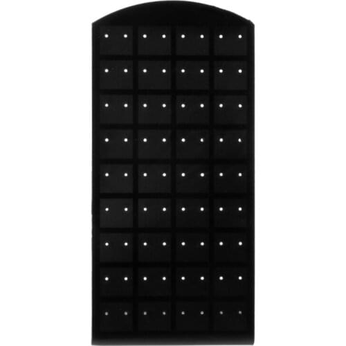 72 Holes Plastic Earring Ear Stud Jewelry Display Rack Stand Organizer Holder