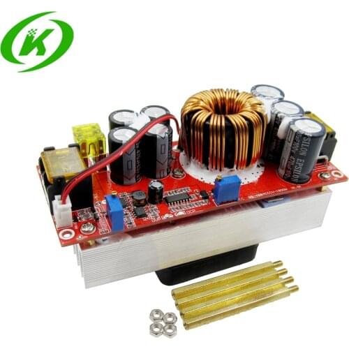 1500W 30A Step Up Module DC-DC Power Boost Converter Constant Power Supply Module 10V-60V to 12V-90V LED Boost Module With Fan