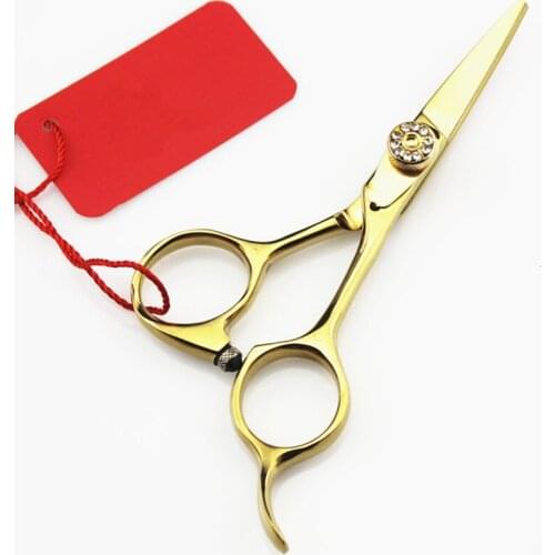 Professional Japan 440c 4 inch hair scissors makeup makas eyebrow shears hair cutting brow scissor barber hairdressing scissors