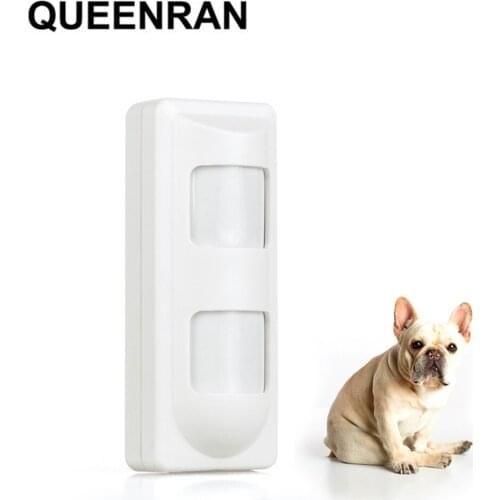 Wired Dual PIR&Microwave Motion Sensor Pet Friendly/Wide Angle/Curtain Outdoor Motion Detector for All Home Burglar Security