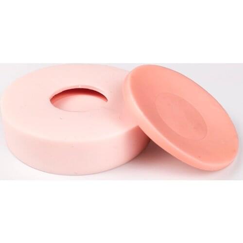 PRZY Coaster Mould Silicone Coffee Cup Base Soap Molds Fondant Soap Molds Handmade Mold Clay Resin Candle Mould
