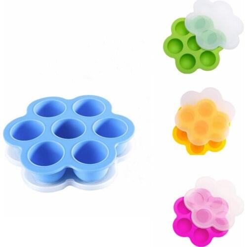 Toddler Silicone Food Container Newborn Portable Breast Milk Powder Storage Box Freezer Tray Crisper Infant Snacks Packing Box