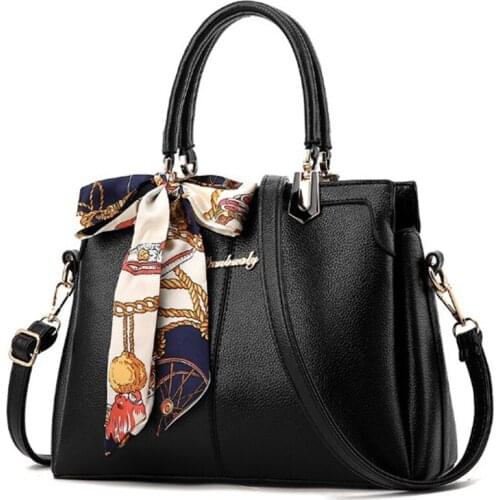PU Leather Shoulder Bags Handbags Women Famous Brands Scarves Crossbody Bag For Women 2018 Luxury Handbags Women Bags Designer