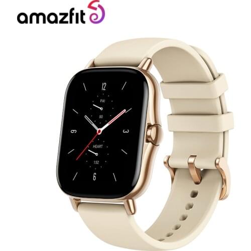 Global Version Amazfit GTS 2 Smartwatch AMOLED Display Long Battery Life 5ATM Water Resistant Smart Watch For Android IOS Phone