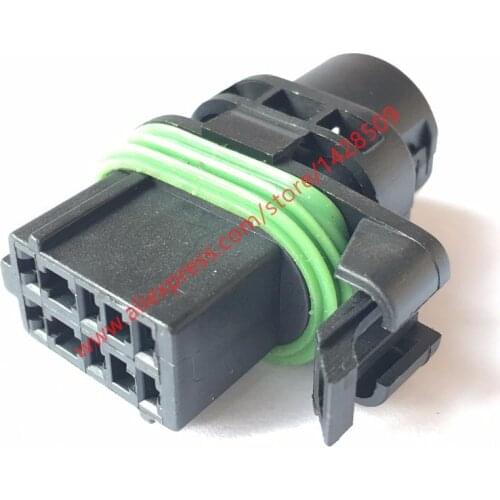 20 Sets FCI 6 Pin Waterproof Car Electrical Auto Connector 211PC063S0003 Female Housing Black Plug 211 PC063S0003
