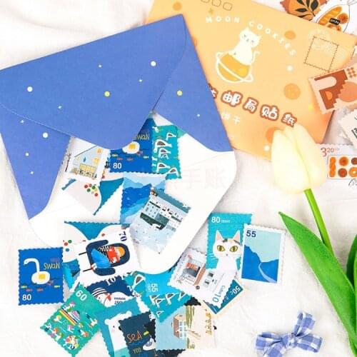 46pcs Forest Post Vintage Plants Floral Stationery Stickers Baking Gift Packing Scrapbooking Diary Journal Label School Office