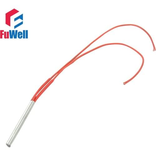 60W 6mm x 40mm 202 Stainless Steel Electric Industrial Heating Element Immersion Cartridge Heater