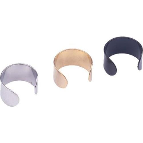 6x9mm Half Round Silver Gold Black Color Stainless Steel Curved Bar Cartilage Earring Clips Helix Piercing Body Jewelry Gift