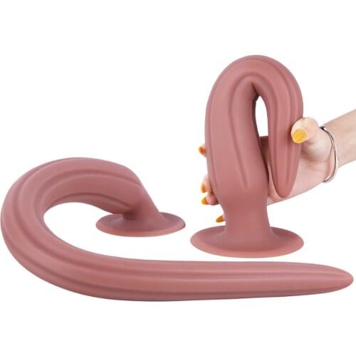 2021 New Anal Sex Toys Butt Plug Dildo Super Long Anal Plug Vaginal Masturbation Anus Dilator Prostate Massager For Men Women