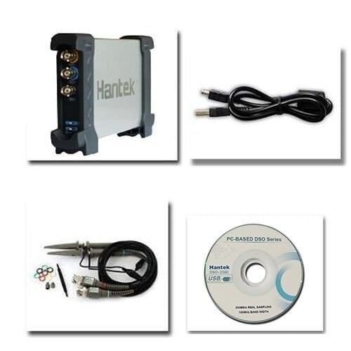 6082BE Digital Oscilloscope PC USB Based 80MHz 250MS/s Original 6082BE USBXITM interface Aluminum Alloy Surface