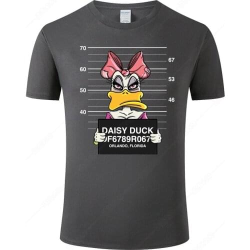 Funny Donald Duck Girlfriend Daisy Duck T shirt Men Women T-shirt Print Tee Summer Fashion Cotton Cool Top Tee Clothing J122