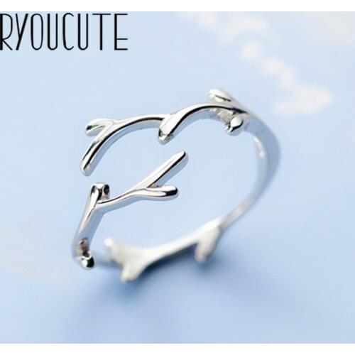 Personality Boho Large Branch Leaf Rings for Women Jewelry Big Antique Rings Girls Christmas Gifts Anillos