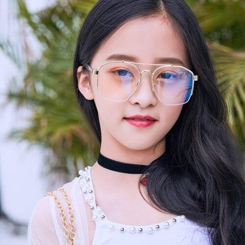 Metal Black Round Kids Sunglasses Brand little girl/boy Baby Child Glasses goggles Small face Suit For 2~15 age