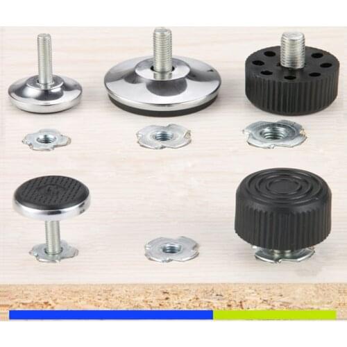 10pcs M6/m8/m10 Table and Chair Legs Insert Nut Block Four Claws Fixed Threaded Rod for Chair Furniture Foot Nut Hardware Screw